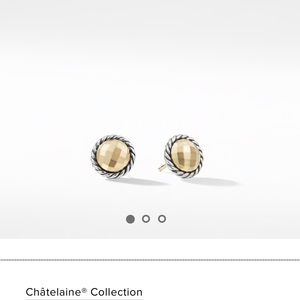 David Yurman Chatelaine Earrings with 18K Gold